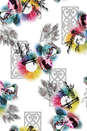 休闲印花华亿平台图片