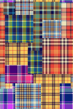 几何色块印花华亿平台图片