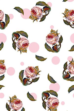 手绘花卉印花华亿平台图片