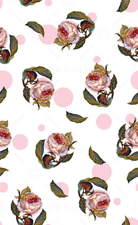 手绘花卉印花华亿平台图片