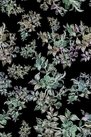 浪漫花卉印花华亿平台图片