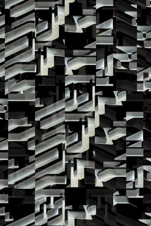 不规则几何印花华亿平台图片