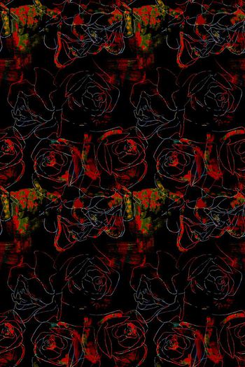 588761-女裙抽象纹理花卉