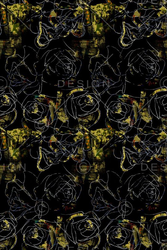 玫瑰印花华亿平台图片