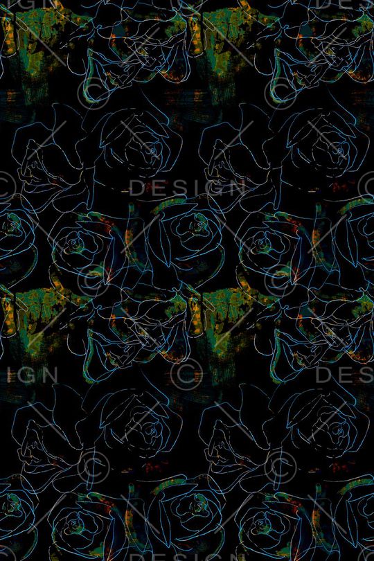 玫瑰印花华亿平台图片