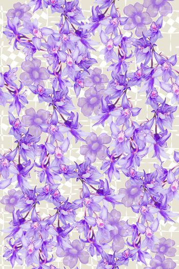 589001-冰清玉洁 花卉女装