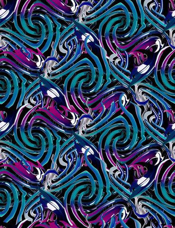 589027-个性立体3D流动印花