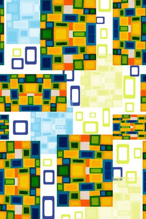 不规则几何印花华亿平台图片