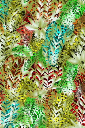 真丝印花印花华亿平台图片