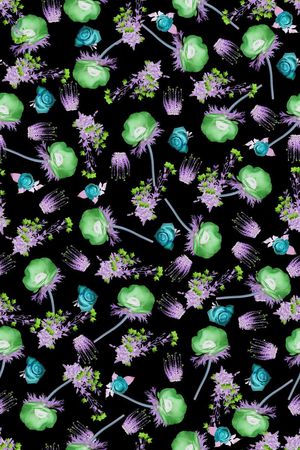 小碎花印花华亿平台图片