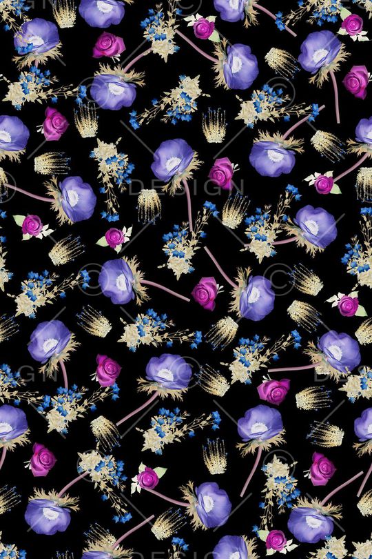 小碎花印花华亿平台图片