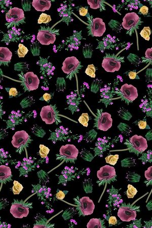 小碎花印花华亿平台图片