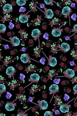 小碎花印花华亿平台图片