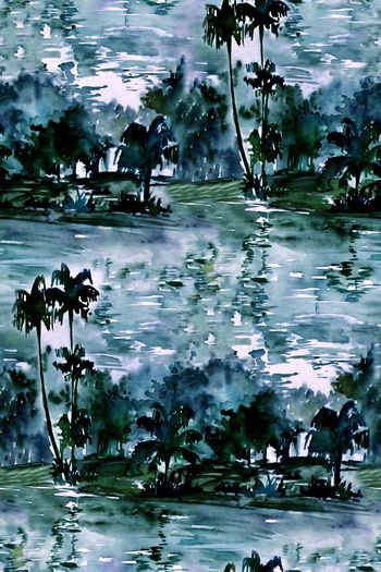 589063-水彩热带椰子树服装