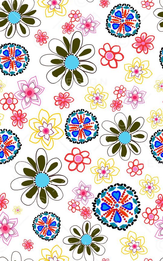 花朵印花华亿平台图片