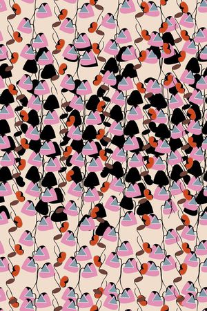 抽象印花华亿平台图片