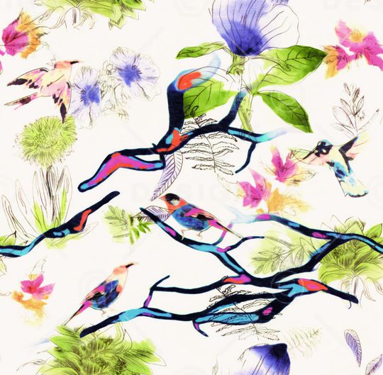 清新印花华亿平台图片