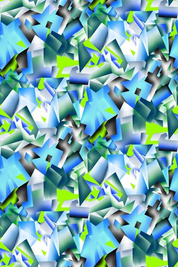 589245-时尚创意几何方块