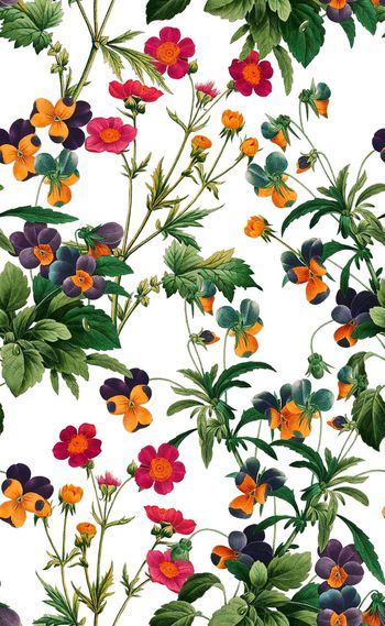 589310-欧美时尚复古花卉