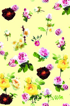 玫瑰印花华亿平台图片