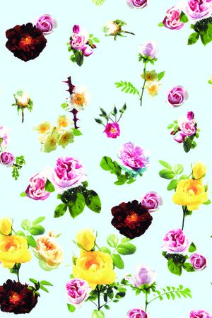 玫瑰印花华亿平台图片