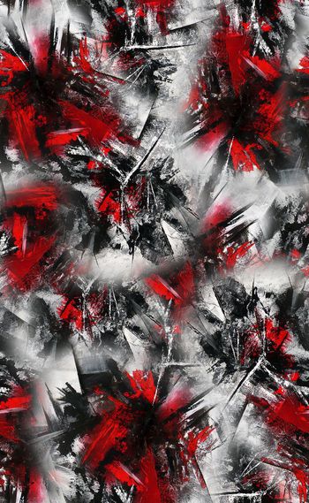 589335-欧美时尚抽象肌理花卉