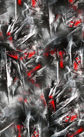 589347-欧美时尚抽象肌理花卉