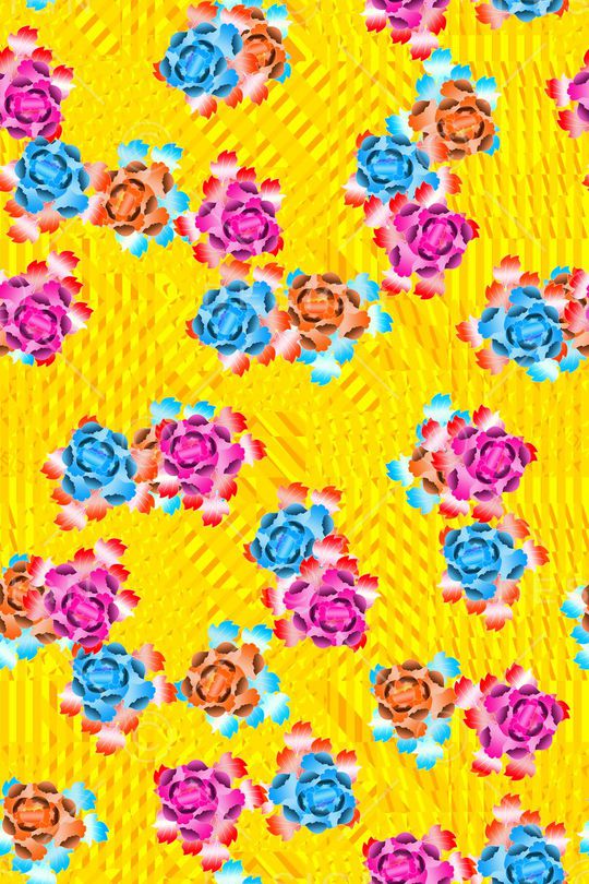 花朵印花华亿平台图片