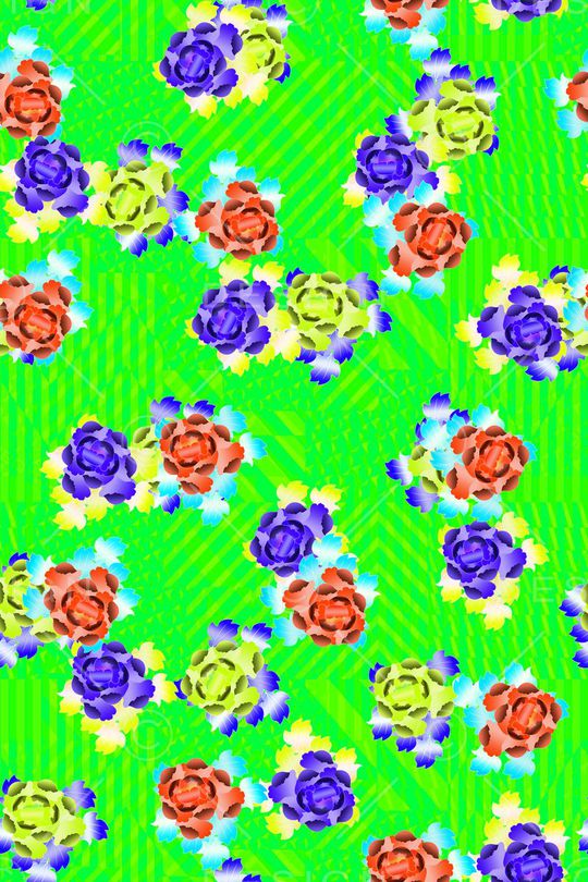 花朵印花华亿平台图片