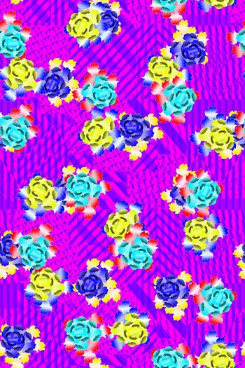 花朵印花华亿平台图片