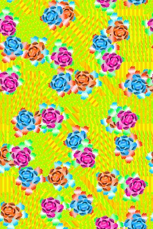 花朵印花华亿平台图片