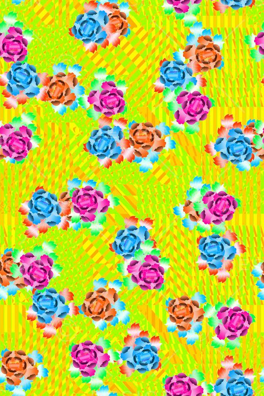 花朵印花华亿平台图片