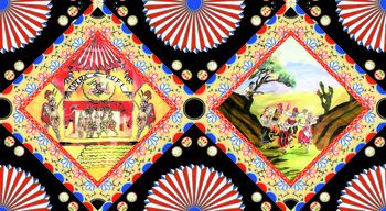 抽象印花华亿平台图片