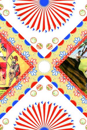 抽象印花华亿平台图片