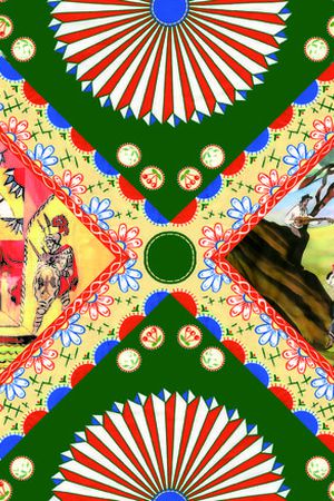 抽象印花华亿平台图片