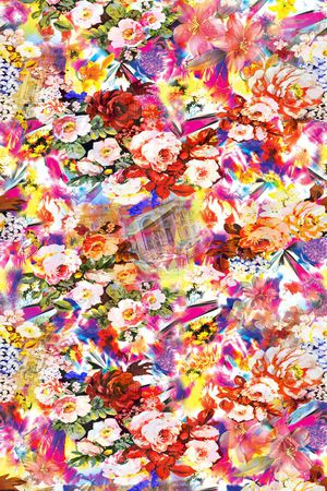 潮流时尚印花华亿平台图片