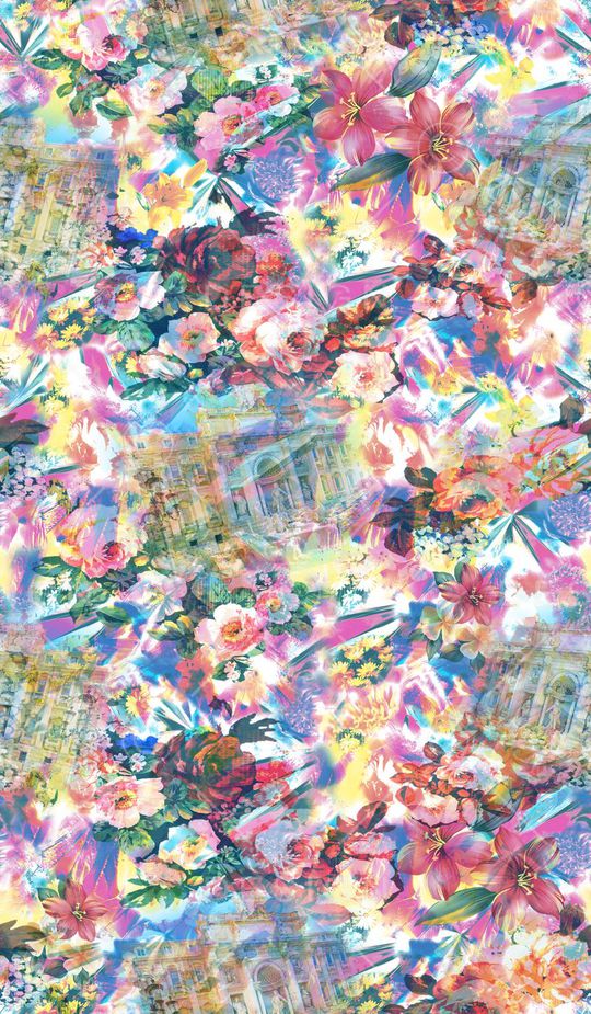 潮流时尚印花华亿平台图片