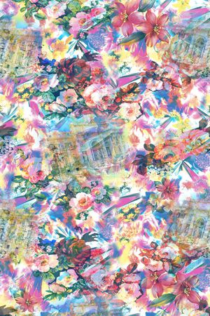 潮流时尚印花华亿平台图片