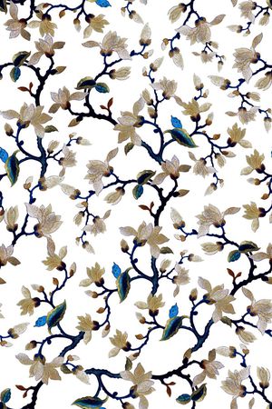 兰花印花华亿平台图片