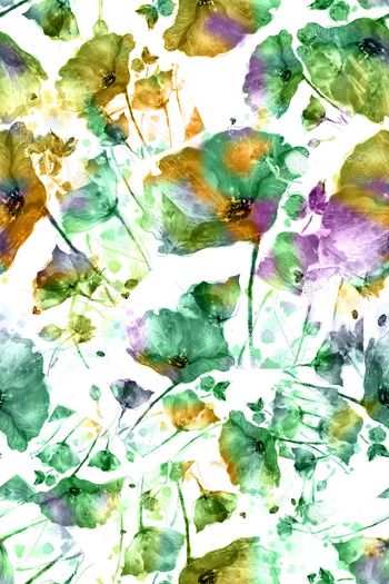 589570-23a 手绘时尚大花