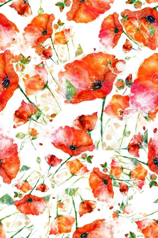 浪漫花卉印花华亿平台图片