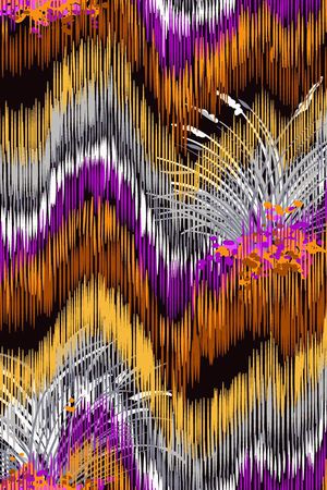 抽象印花华亿平台图片