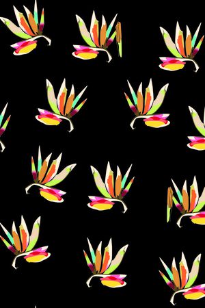 几何抽象印花华亿平台图片