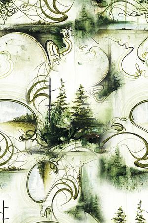 中国风印花华亿平台图片