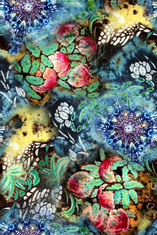 抽象印花华亿平台图片