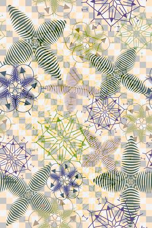 零点--抽象印花华亿平台图片