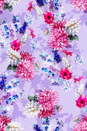 589943-水彩花卉女装