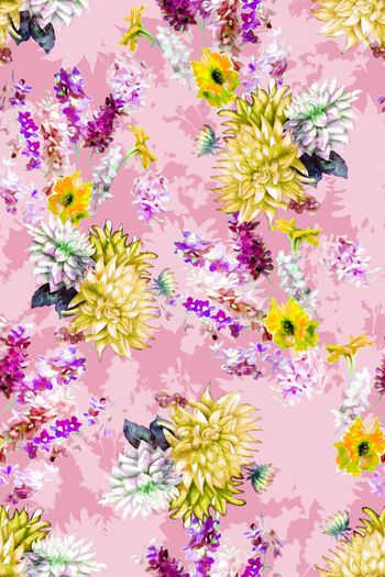 589944-水彩花卉女装