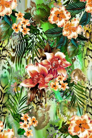 兰花印花华亿平台图片