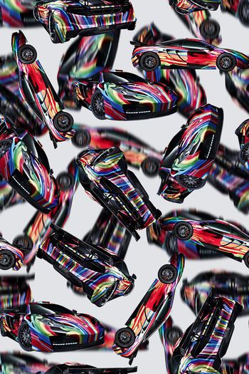 590011-时尚潮流设计抽象跑车